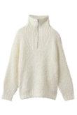 cloud loop zip knit ニット