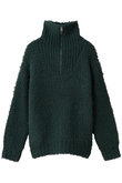 cloud loop zip knit ニット