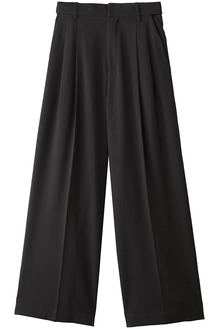 MIDIUMISOLID essential ease pants パンツ (c.gray, F) ミディウミソリッド ELLE SHOP