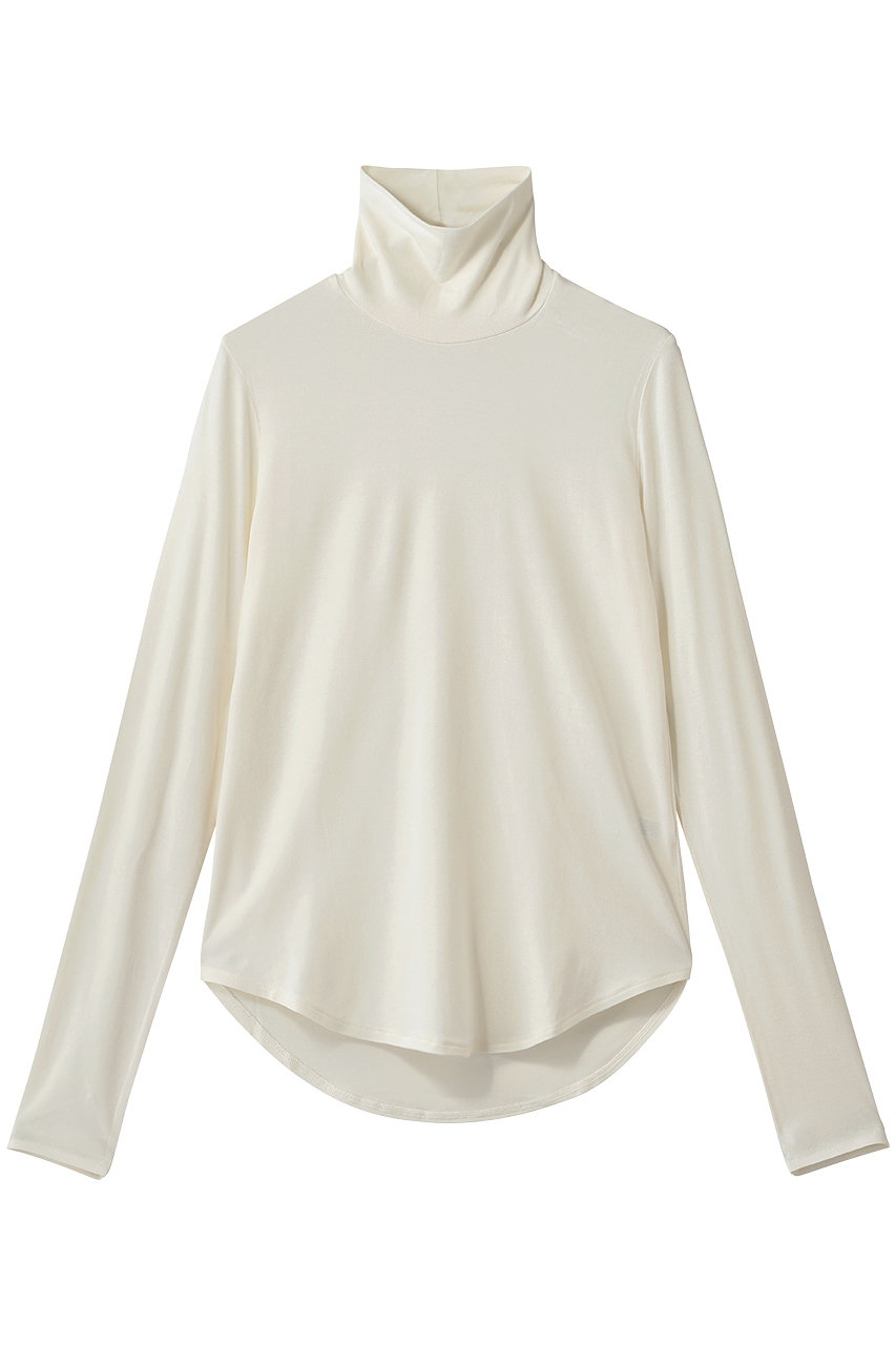 MIDIUMISOLID hi-neck round hem PO プルオーバー (ivory, F) ミディウミソリッド ELLE SHOP