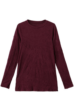 ミディウミソリッド/MIDIUMISOLIDのwrinkle sheer crew neck inner インナー(110100/110103)