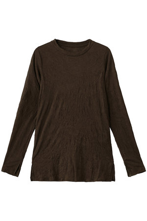ミディウミソリッド/MIDIUMISOLIDのwrinkle sheer crew neck inner インナー(110100/110103)