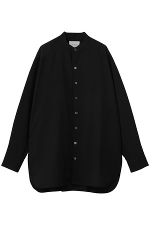 ミディウミソリッド/MIDIUMISOLIDのband collar long shit シャツ(110400/110403)