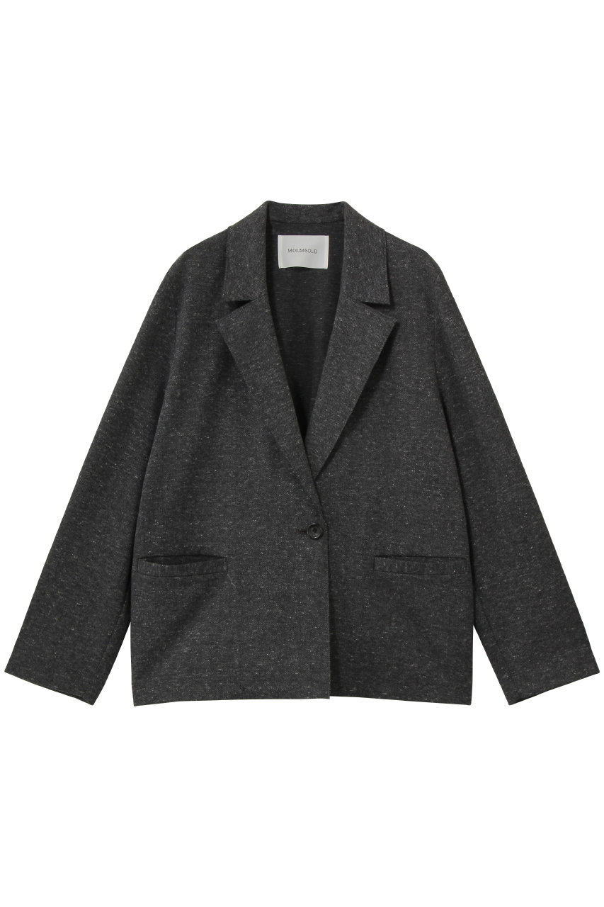 MIDIUMISOLID air woollet jacket ジャケット (c.gray, F) ミディウミソリッド ELLE SHOP