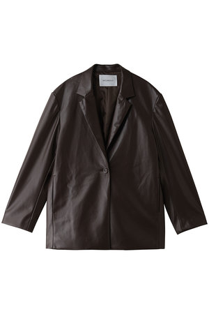 ミディウミソリッド/MIDIUMISOLIDのsoft faux leather jacket ジャケット(110800/110801)