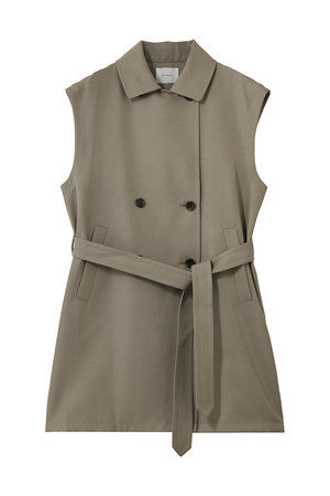 ミディウミソリッド/MIDIUMISOLIDのtrench gilet ジレ(110800/110806)