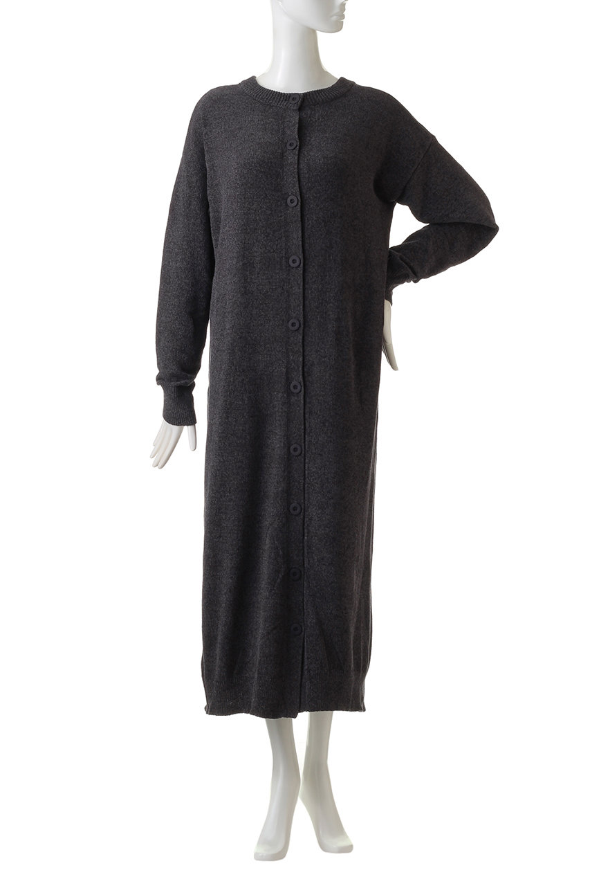 Ezick モールドニットワンピース グレー の通販 Elleshop エル ショップ