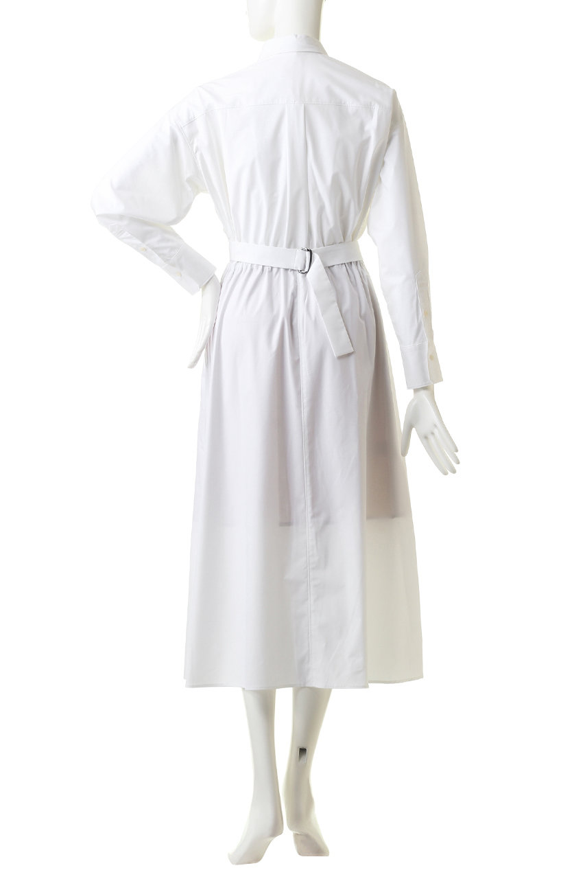 Ezick エジック クロスシャツワンピース ホワイト の通販 Elleshop エル ショップ