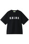 ロゴTシャツ カルナ/KALNA ブラック