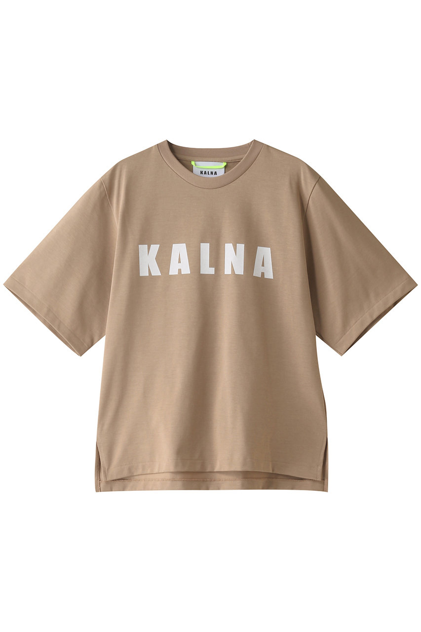 KALNA カルナ ウルティマロゴTシャツ ベージュ