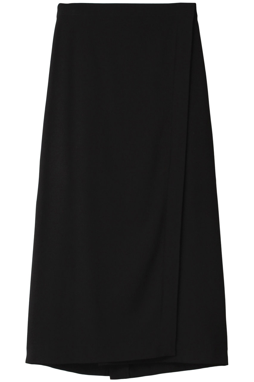 カルナ/KALNAのジョーゼットラップスカート(ブラック/5A10307)