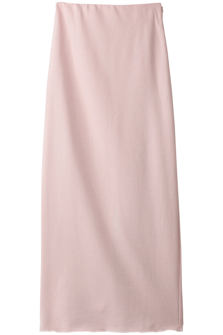 ＜ELLE SHOP＞ KALNA スウェットマキシタイトスカート (ピンク 0) カルナ ELLE SHOP