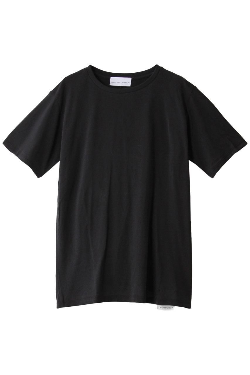 アンダーソン アンダーソン/UNDERSON UNDERSONの【MEN】1/42ベーシッククルーTシャツ(ブラック/UUMCT201001)