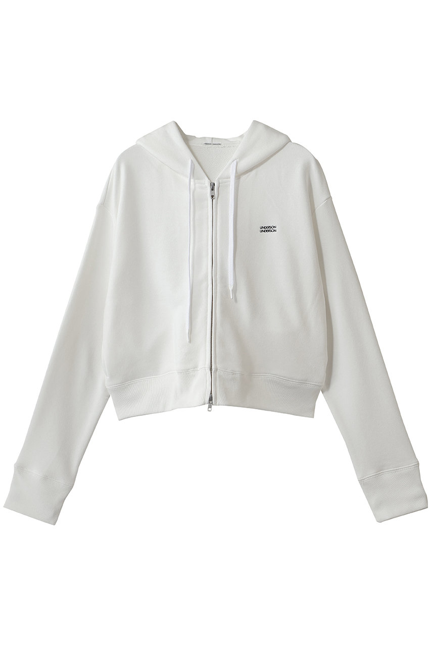 アンダーソン アンダーソン/UNDERSON UNDERSONのWASHI Sweat hoodie(ホワイト/UUWCT262009)
