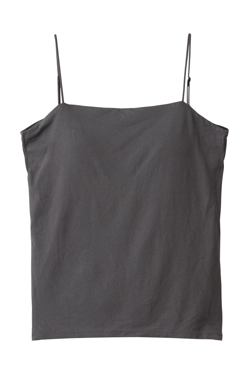アンダーソン アンダーソン/UNDERSON UNDERSONのWASHIFABRIC(R)バックオープンキャミソール／カップ付き(チャコールグレー/UUWCT266010)