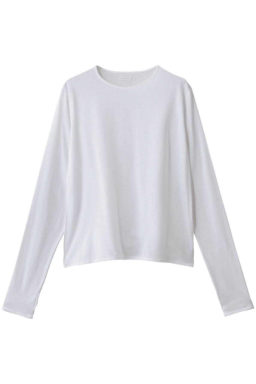 アンダーソン アンダーソン/UNDERSON UNDERSONのWASHIエアリーロングTシャツ(ホワイト/UUWCT266006)