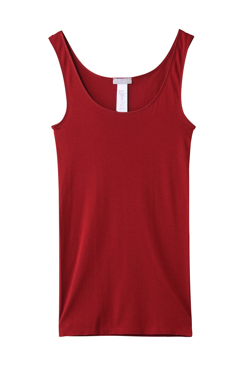 ハンロ/HANROのCOTTON SEAMLESS タンクトップ(レッド/UIH102)