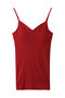 COTTON SEAMLESS ブラキャミ ハンロ/HANRO レッド