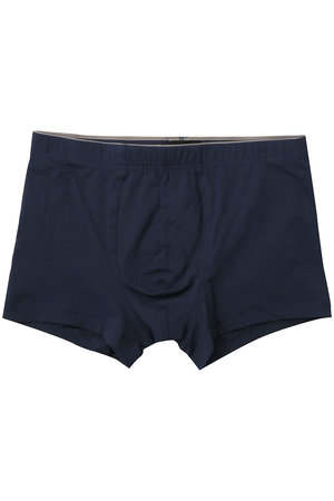 再入荷 M（S）★☆HANRO　MEN　ハンロメン　COTTON ボクサー2枚 ☆新品☆HANRO メンズ ボクサーパンツ Sサイズ グレー・ブルー 2