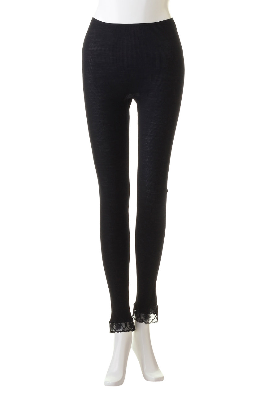 HANRO(ハンロ)｜WOOLEN LACEロングボトム/ベージュ の通販｜ELLESHOP