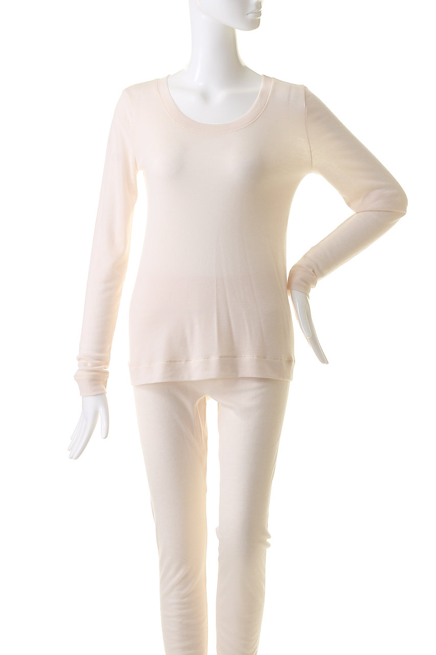 HANRO(ハンロ)｜SILK CASHMERE長袖/ブラック の通販｜ELLESHOP・(エル