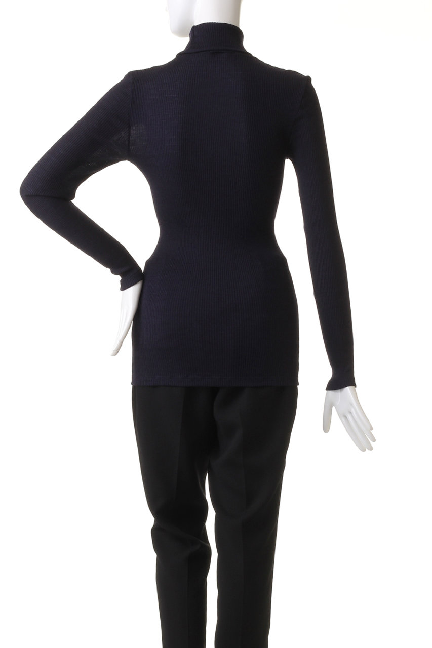 新品未使用HANROハンロシルクウールタートルニット　S HANROハンロシルクウールタートルニットS