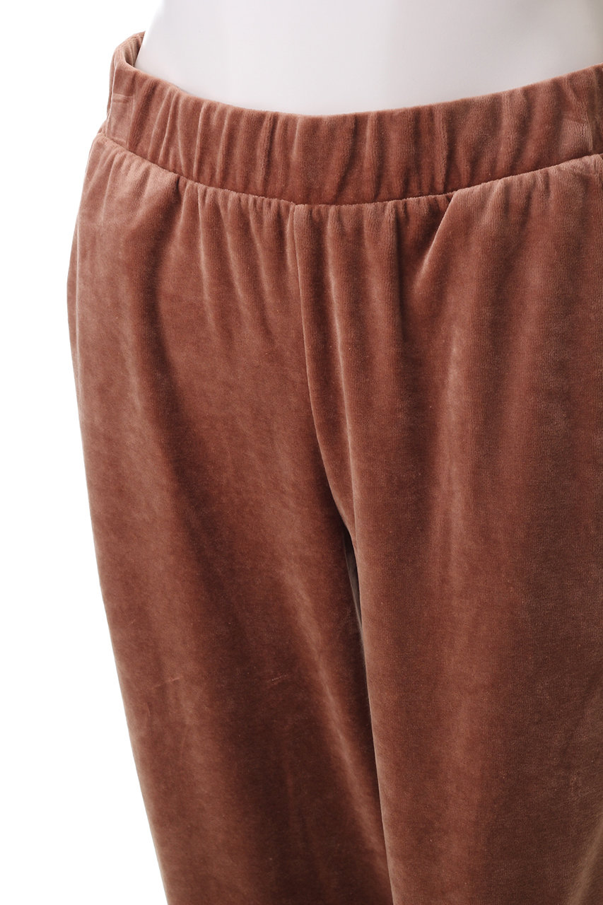 HANRO(ハンロ)｜ベロアロングパンツ/ローズピンク の通販｜ELLESHOP