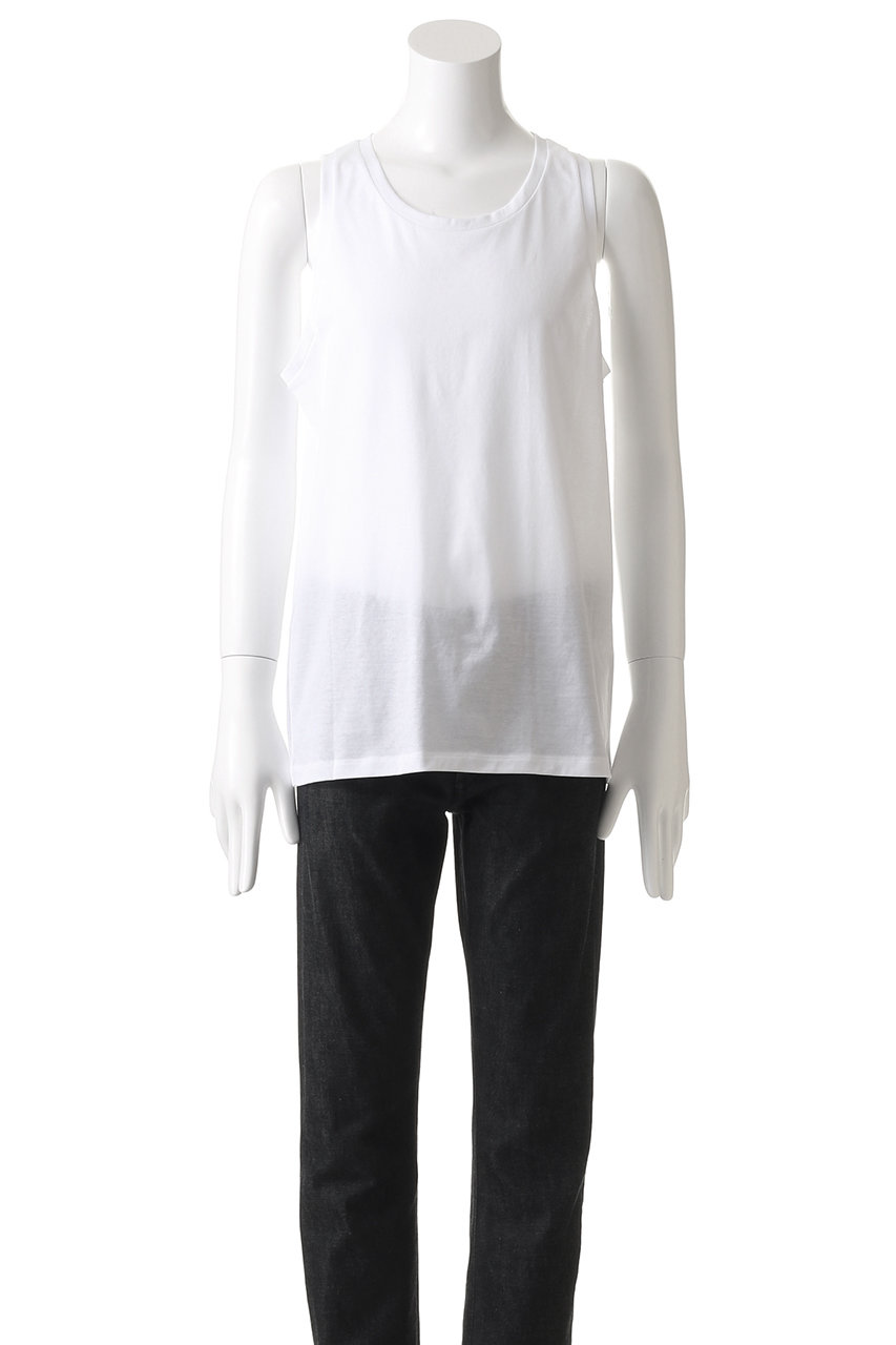 HANROハンロタンクトップ S ホワイト HANRO(ハンロ)｜COTTON SEAMLESS タンクトップ/ホワイト の通販