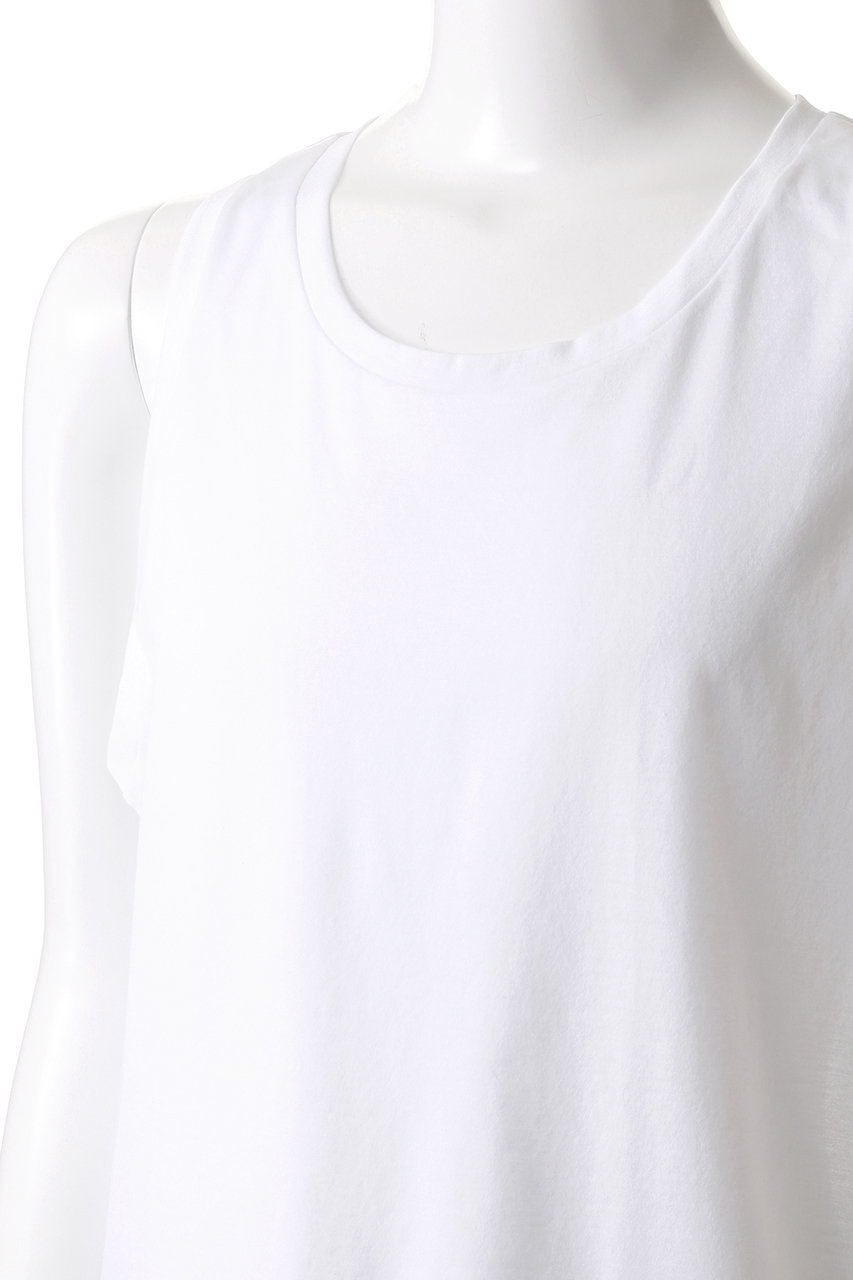 HANROハンロタンクトップ S ホワイト HANRO(ハンロ)｜COTTON SEAMLESS タンクトップ/ホワイト の通販