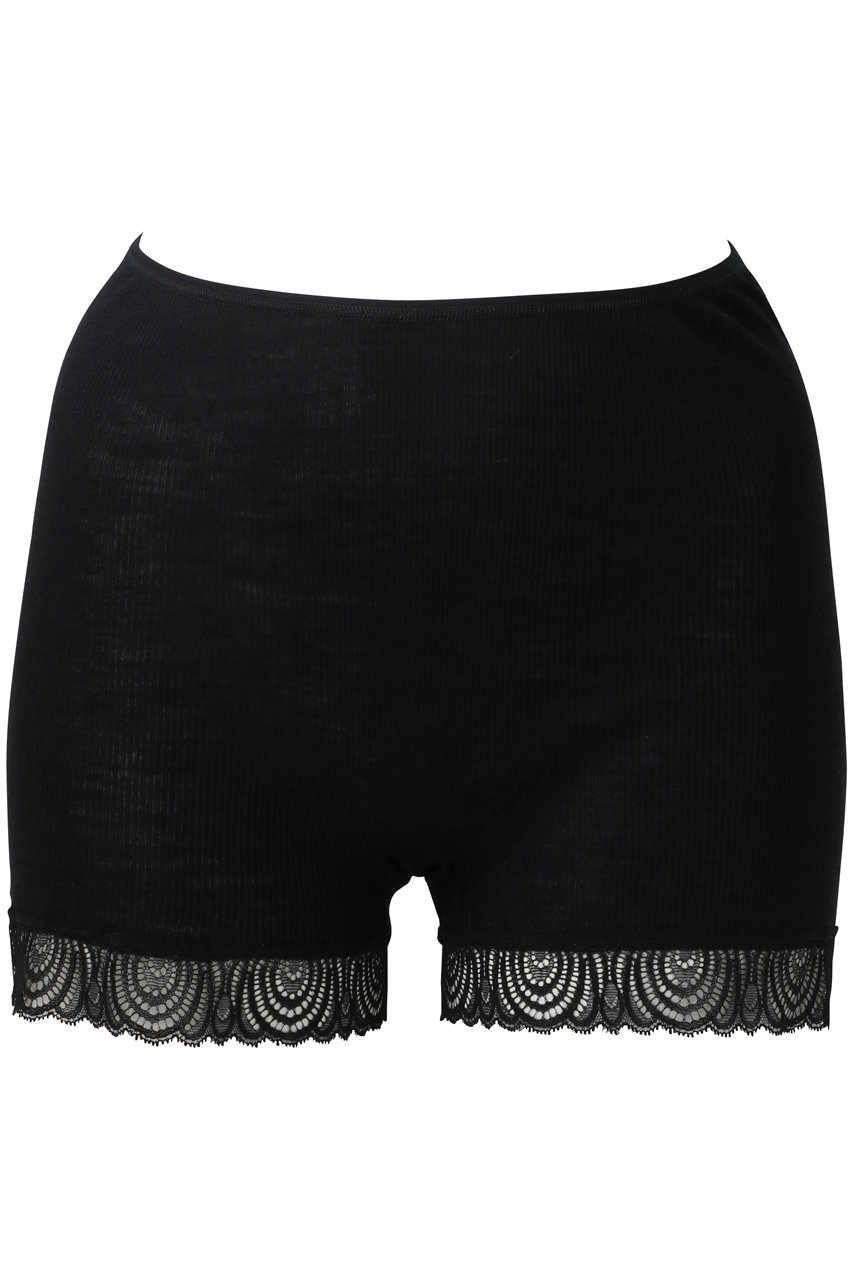 ハンロ/HANROのWOOLEN LACEショーツ(ブラック/PIH324)