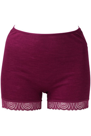 ハンロ/HANROのWOOLEN LACEショーツ(160100/160101)