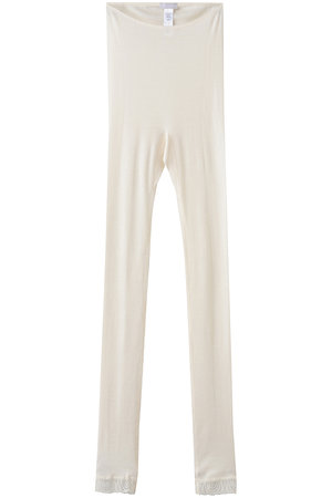 ハンロ/HANROのWOOLEN LACEロングボトム(160200/160202)