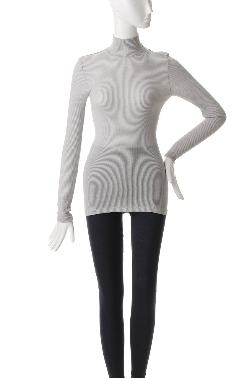 新品未使用HANROハンロシルクウールタートルニット　S HANRO(ハンロ)｜タートルネック/グリーン の通販｜ELLESHOP・(エル