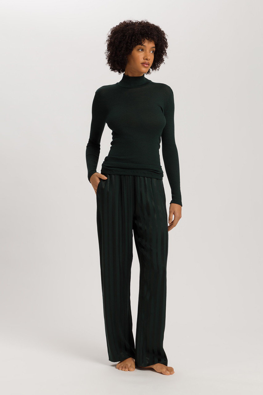 HANRO(ハンロ)｜タートルネック/グリーン の通販｜ELLESHOP・(エル