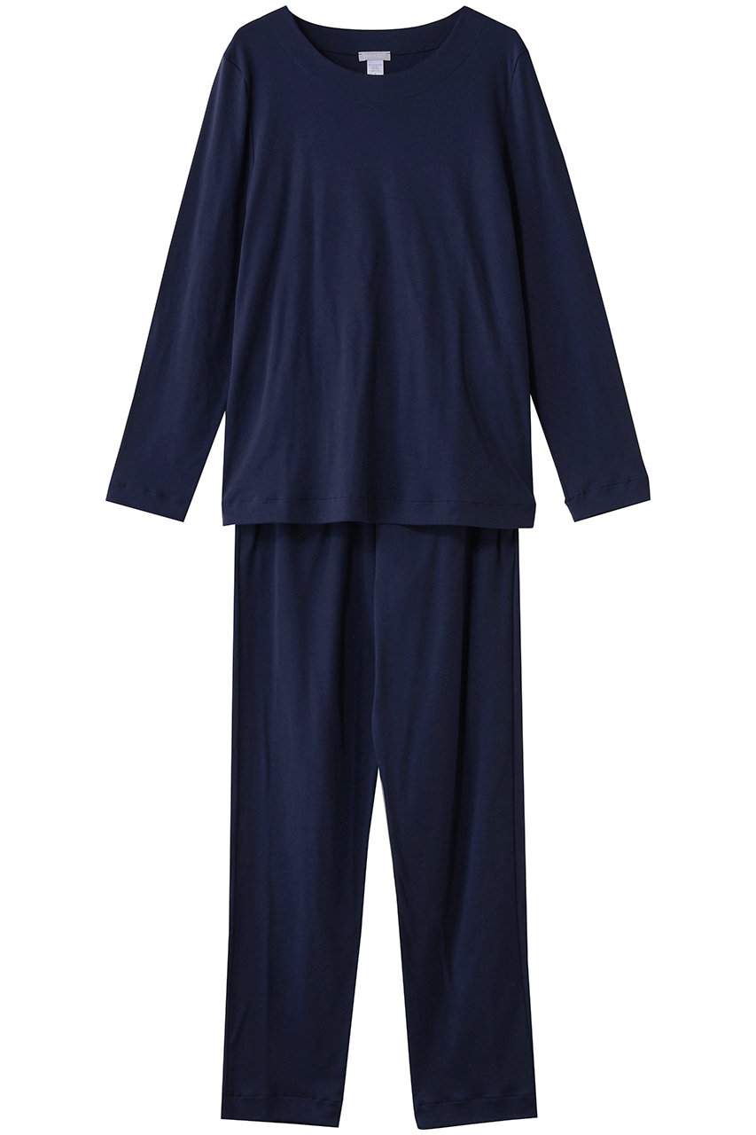 ガイHANROハンロ」ルームウェア「パジャマ」 HANRO(ハンロ)｜パジャマ/ナイトブルー の通販｜ELLESHOP・(エル