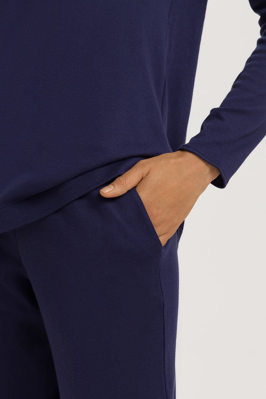 HANRO(ハンロ)｜パジャマ/ナイトブルー の通販｜ELLESHOP・(エル