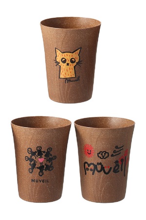 【ウクライナ支援企画】【MUVEIL×ECOALF】森のタンブラー（3個セット）