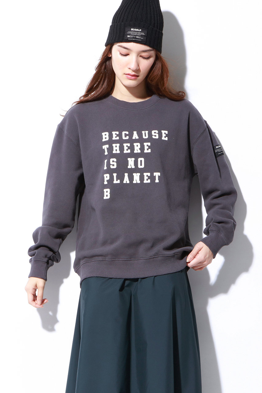 ECOALF エコアルフ BECAUSE スウェットシャツ / CERVINO SWEATSHIRT WOMAN グレー