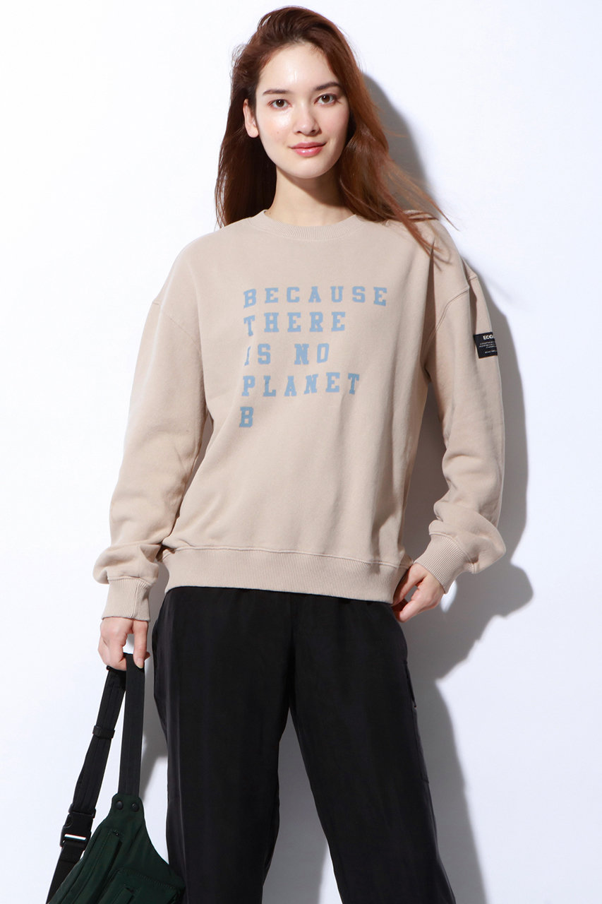 ECOALF エコアルフ BECAUSE スウェットシャツ / CERVINO SWEATSHIRT WOMAN ベージュ(淡)