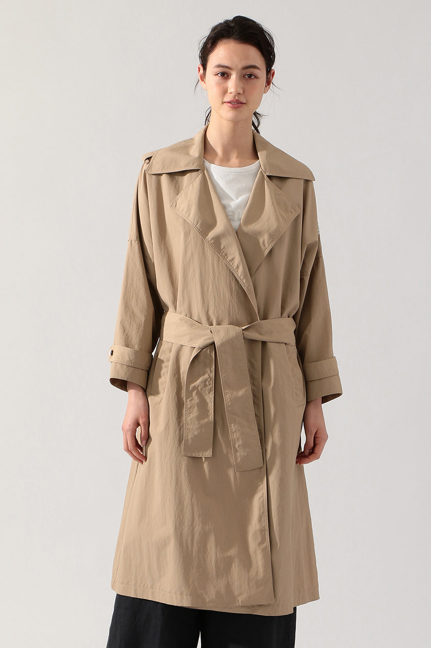 ECOALF(エコアルフ)｜MOS オーバーサイズ トレンチコート / MOS OVERSIZE TRENCH WOMAN/ベージュ  の通販｜ELLESHOP・(エル・ショップ)