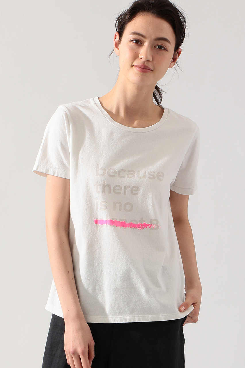 ECOALF エコアルフ UNDERLINED BACAUSE Tシャツ / UNDERLINED BACAUSE T-SHIRT オフホワイト