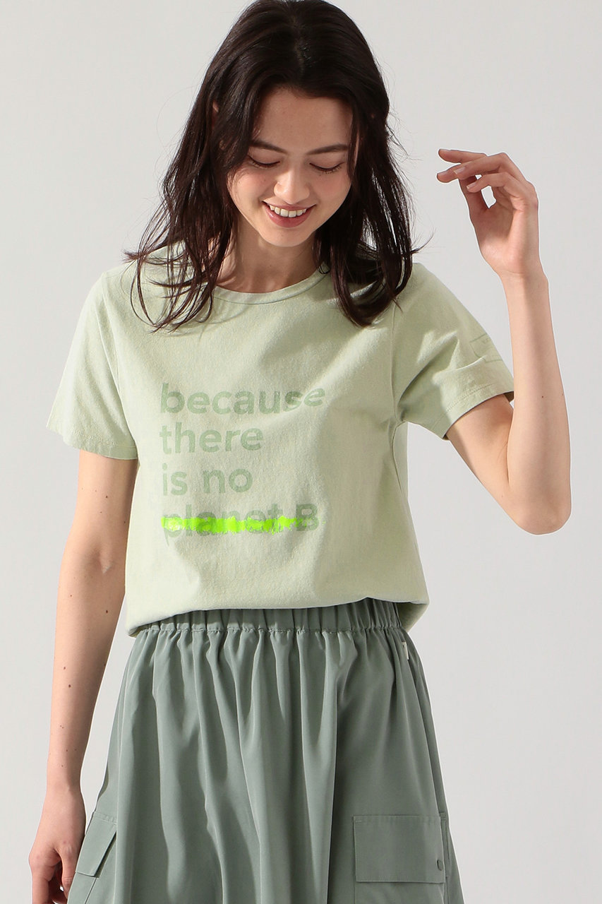 ECOALF エコアルフ UNDERLINED BACAUSE Tシャツ / UNDERLINED BACAUSE T-SHIRT グリーン