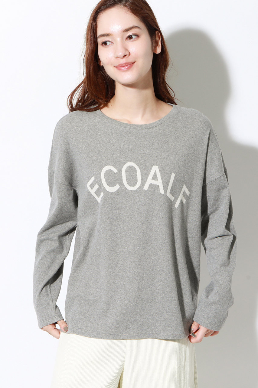 ECOALF エコアルフ VERBIER ライトスウェット ロンT / VERBIER SW-SHIRT WOMAN ライトグレー