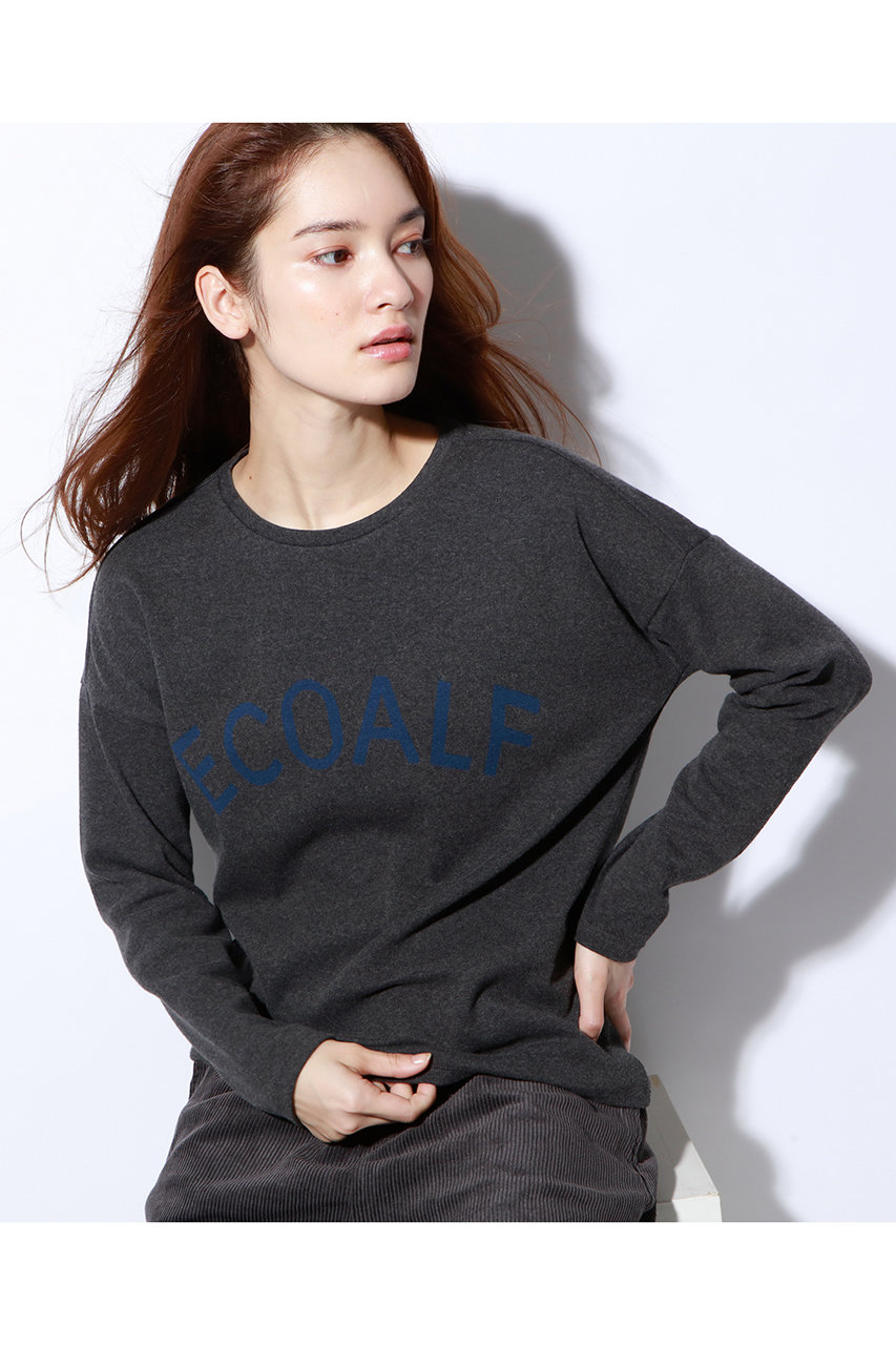 ECOALF エコアルフ VERBIER ライトスウェット ロンT / VERBIER SW-SHIRT WOMAN グレー