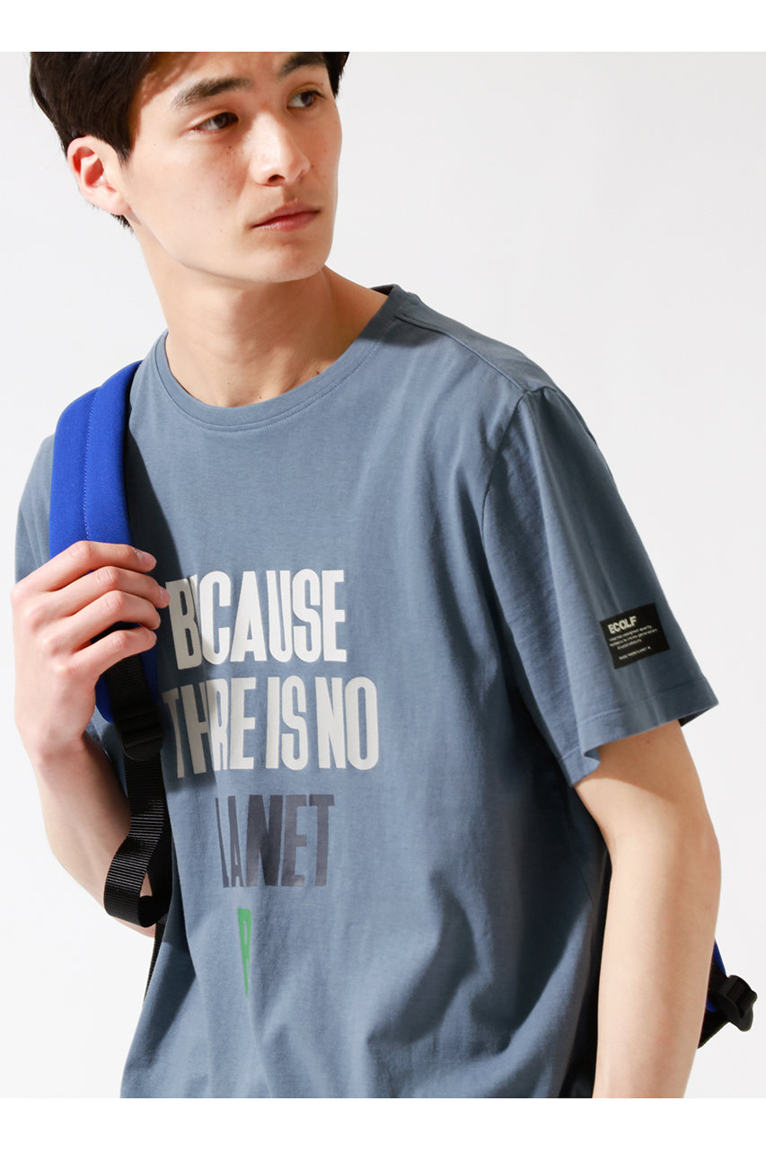 エコアルフ/ECOALFの【MEN】MINO BECAUSE Tシャツ(ブルー/41P12781)