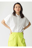 ISA オーガニックコットン シャツ / ISA SHORT SLEEVE SHIRT WOMAN