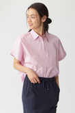 ISA オーガニックコットン シャツ / ISA SHORT SLEEVE SHIRT WOMAN