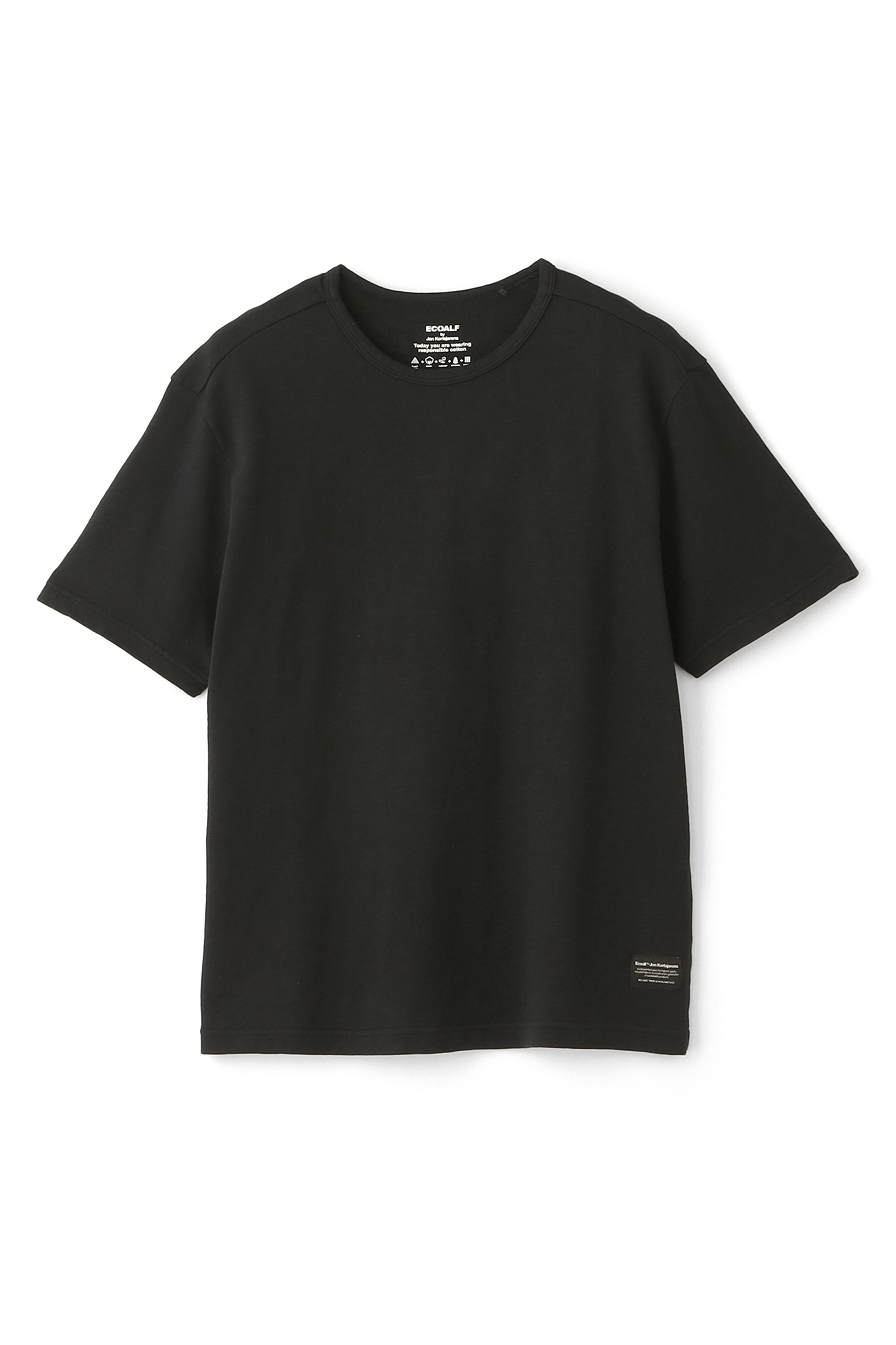 ＜ELLE SHOP＞ ECOALF 【MEN】【LIMITED】TENESERA メッセージ Tシャツ / TENESERA T-SHIRT UNISEX (ブラック M) エコアルフ ELLE SHOP画像