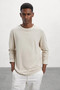 【MEN】NABIL メッセージ ロンT  / NABIL LONG-SLEEVED T-SHIRT MAN エコアルフ/ECOALF