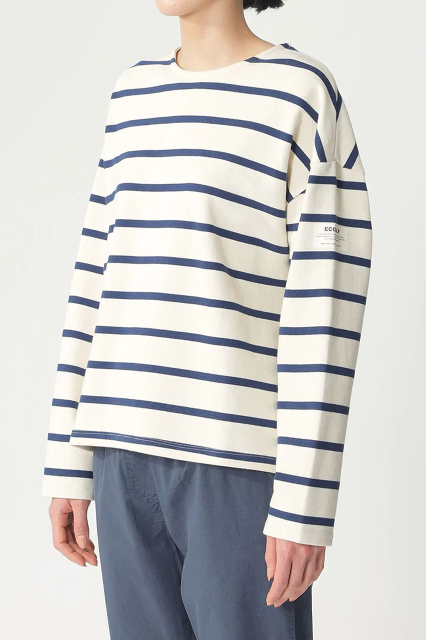 WILMA ボーダー スウェット / WILMA STRIPED SWEATSHIRT WOMAN